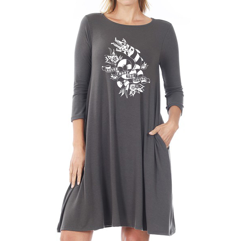 dark grey tunic dress Lcziwo Knit Long Sleeve Dresses for Women Crew Neck Tunic Dress Empire Waist Flowy Casual Dresses Early Fall Fashion Outfits with Pockets 2025 Red,XXL